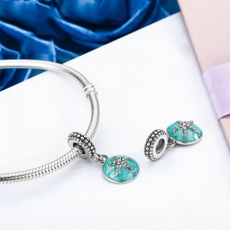 Charm Pendente Mar Azul estilo verão estilo Pandora - SCC136