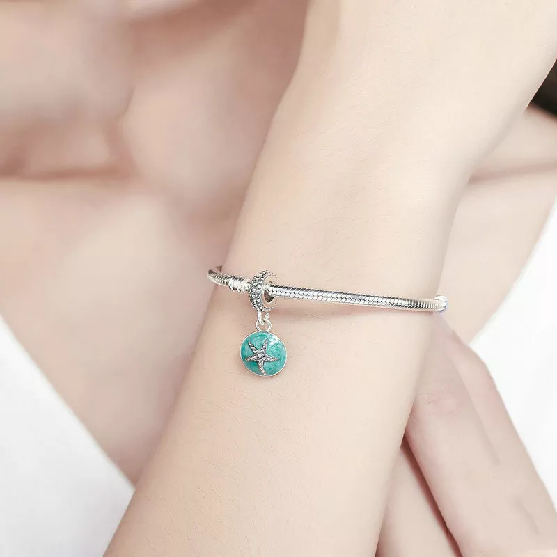 Charm Pendente Mar Azul estilo verão estilo Pandora - SCC136