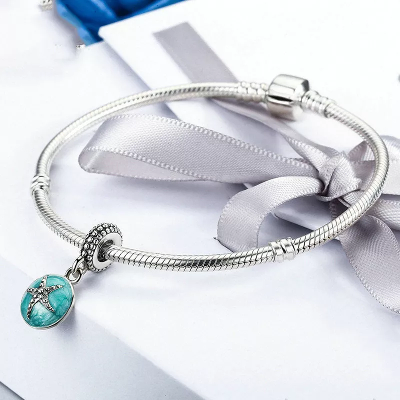 Charm Pendente Mar Azul estilo verão estilo Pandora - SCC136