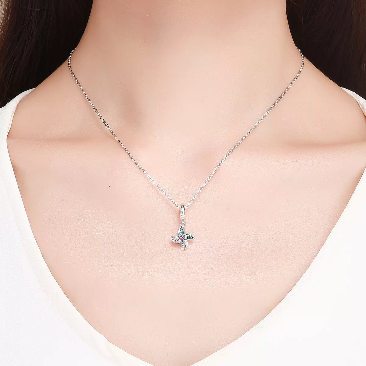 Charm Pendente Moinho de vento estilo Pandora - SCC971