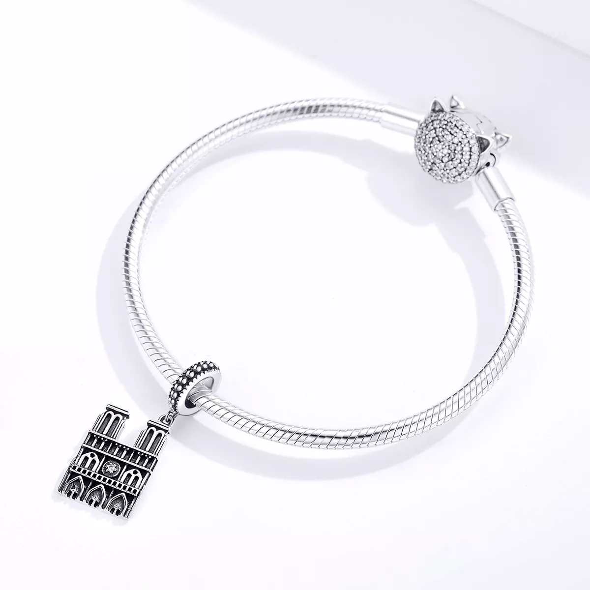 Charm Pendente Motre Dame De Paris estilo Pandora - SCC1328
