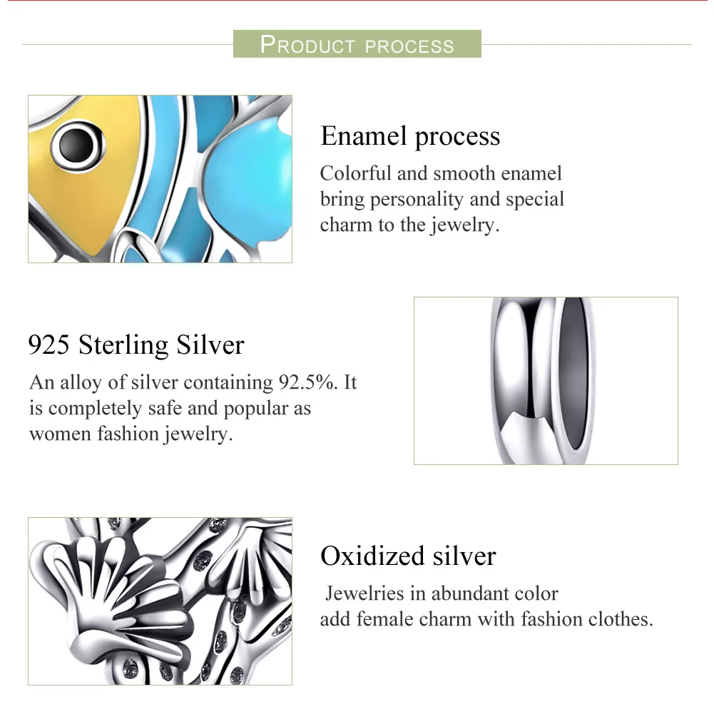 Charm Pendente Mundo Subaquático estilo Pandora - SCC959