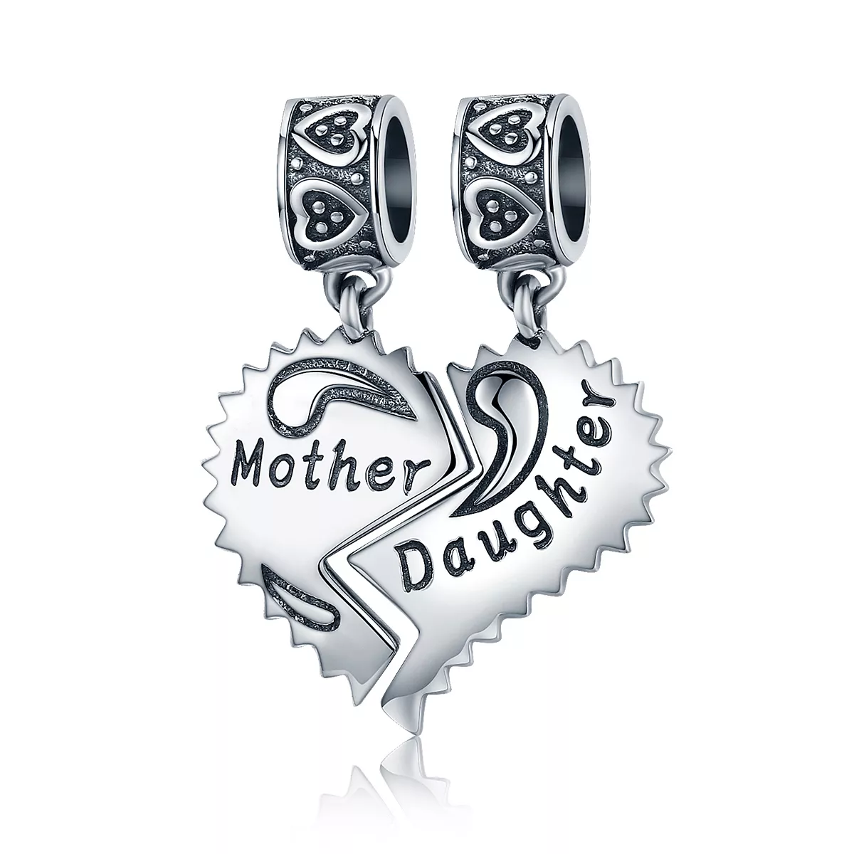 Charm Pendente Mãe e filha estilo Pandora - SCC427