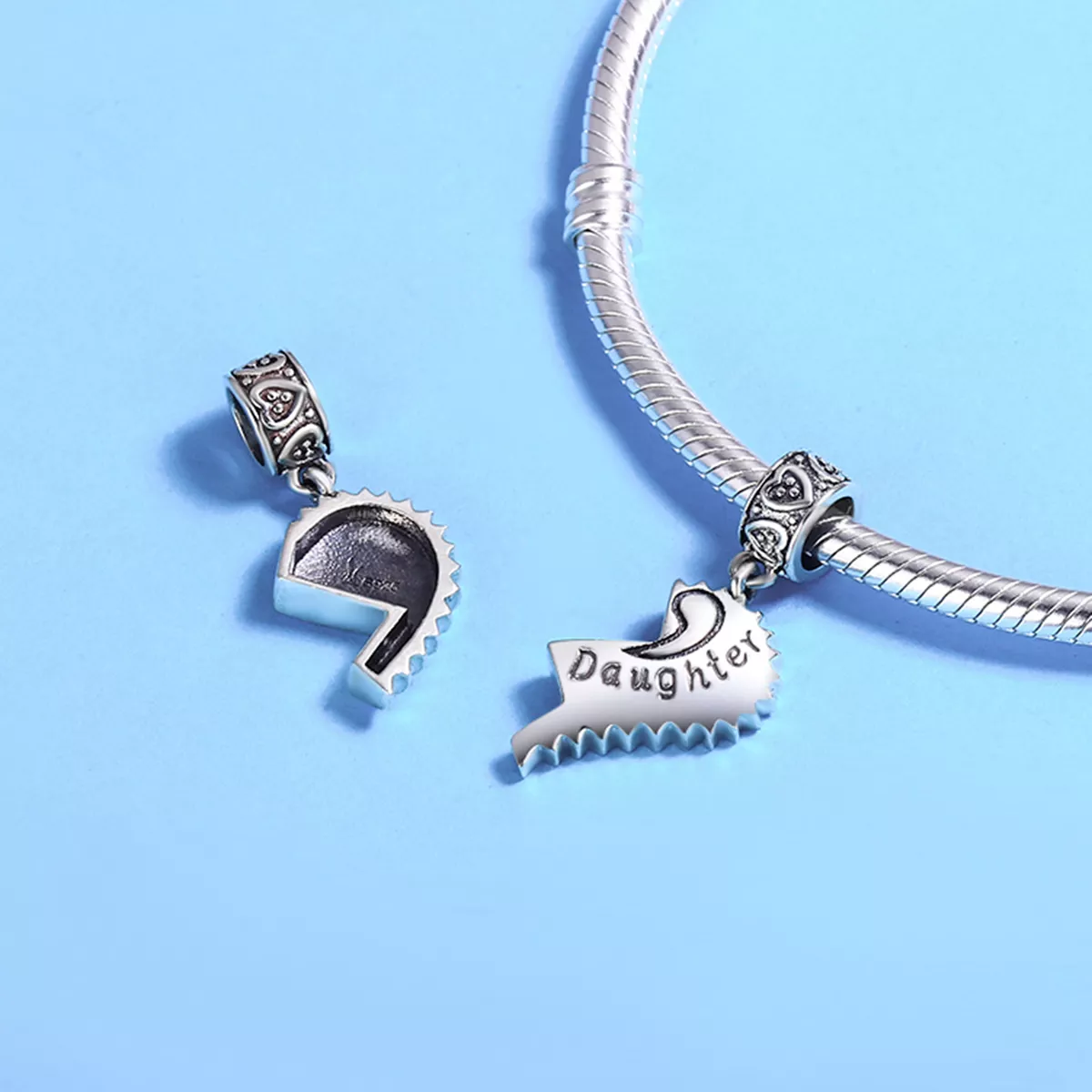 Charm Pendente Mãe e filha estilo Pandora - SCC427
