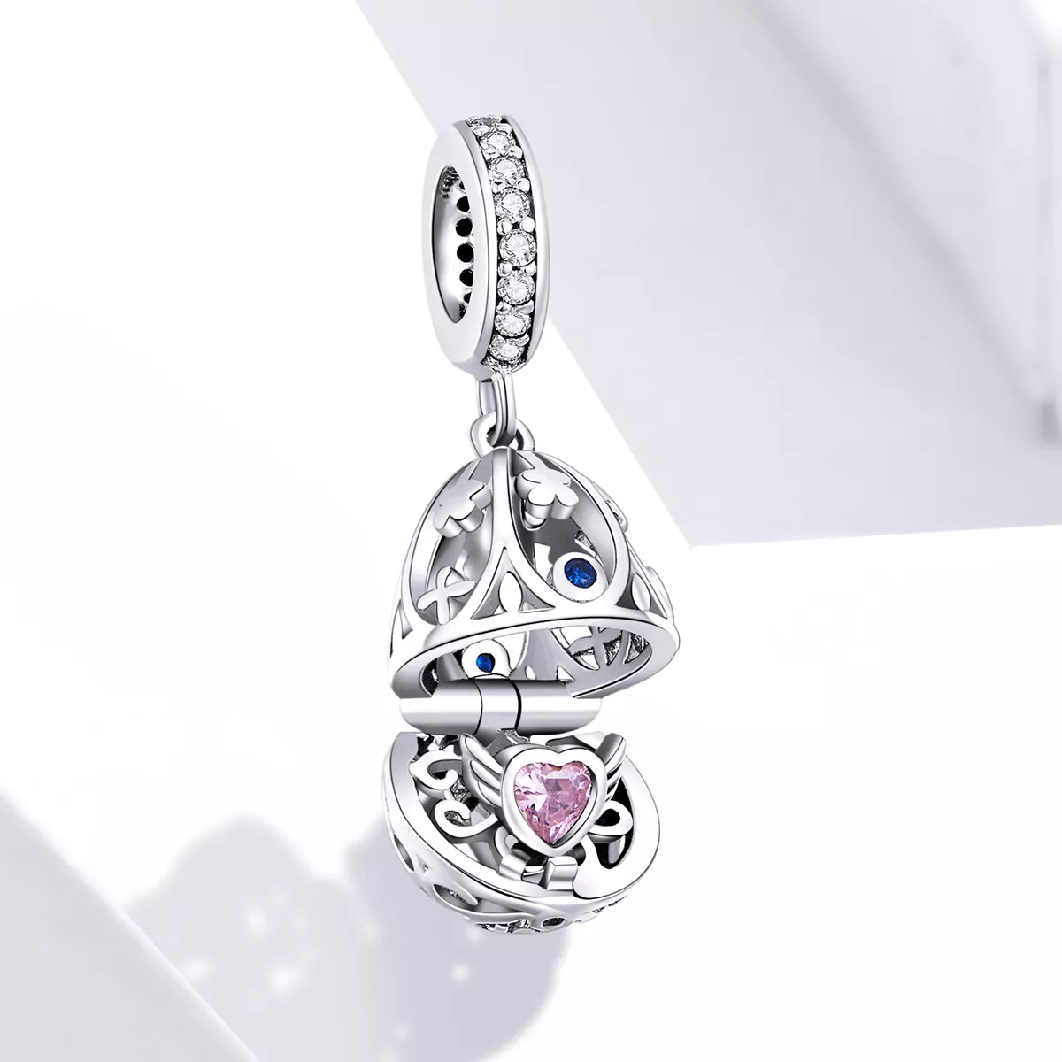 Charm Pendente Ovo De Páscoa Com Tesouro estilo Pandora - SCC1465
