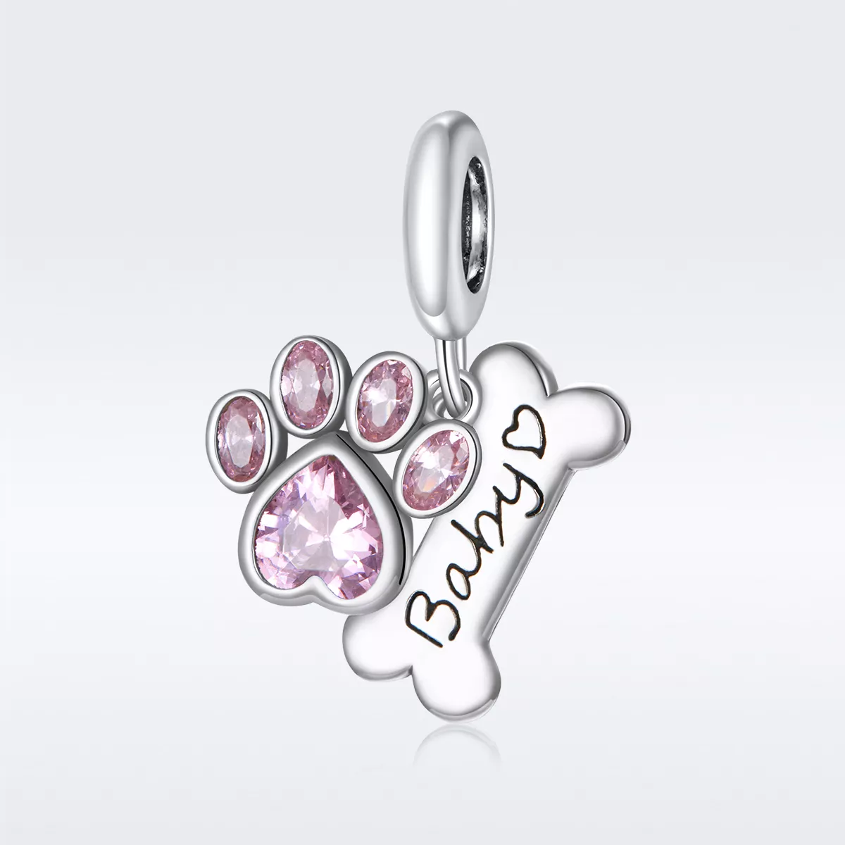 Charm Pendente Pata De Cachorro Fofinho estilo Pandora - SCC1680