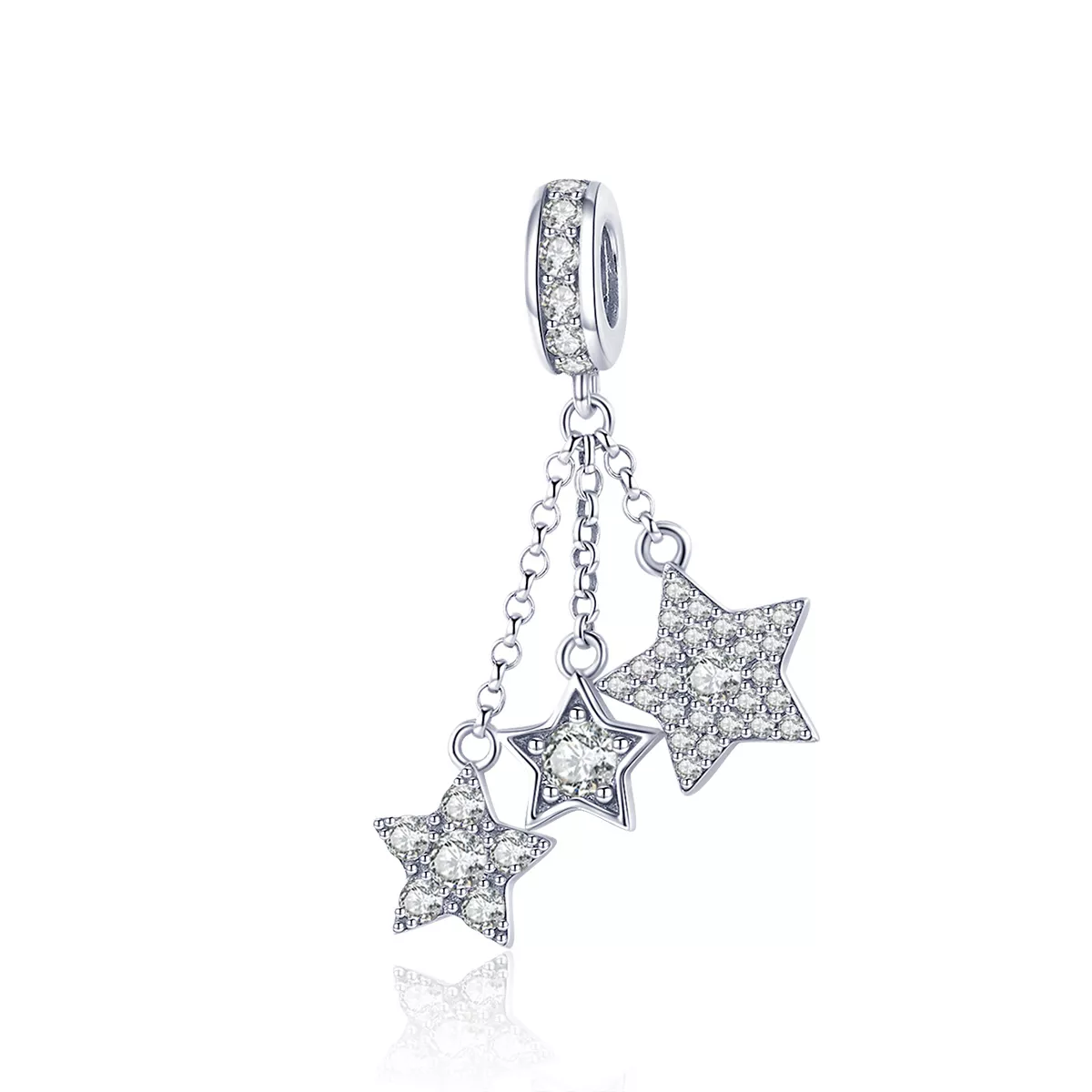Charm Pendente Pentagramas estilo Pandora - SCC881