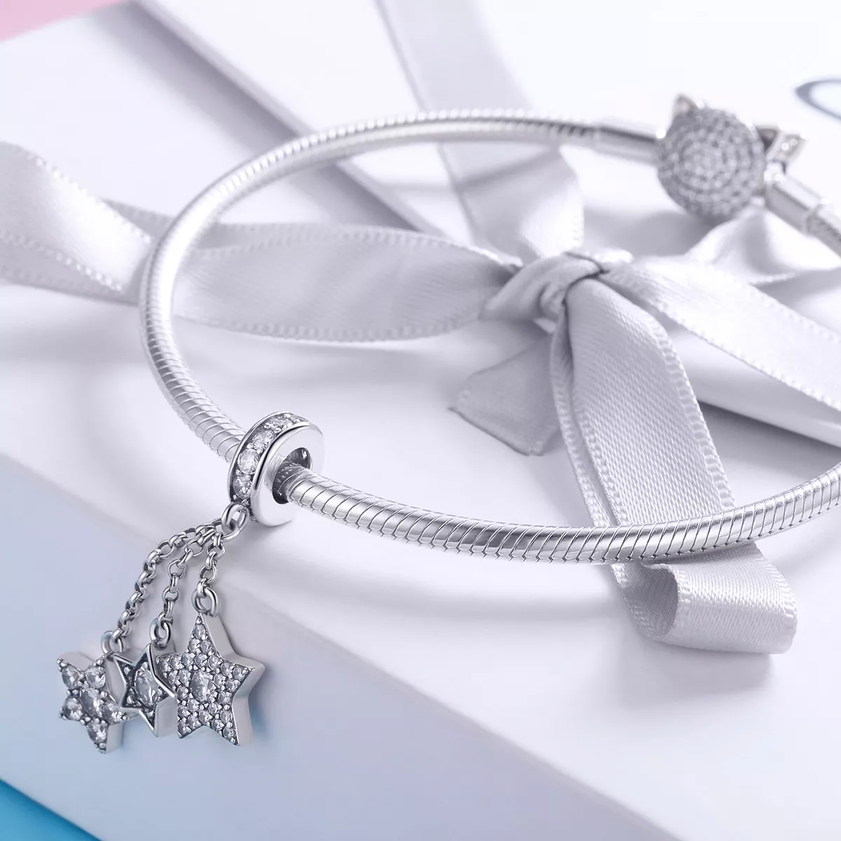 Charm Pendente Pentagramas estilo Pandora - SCC881