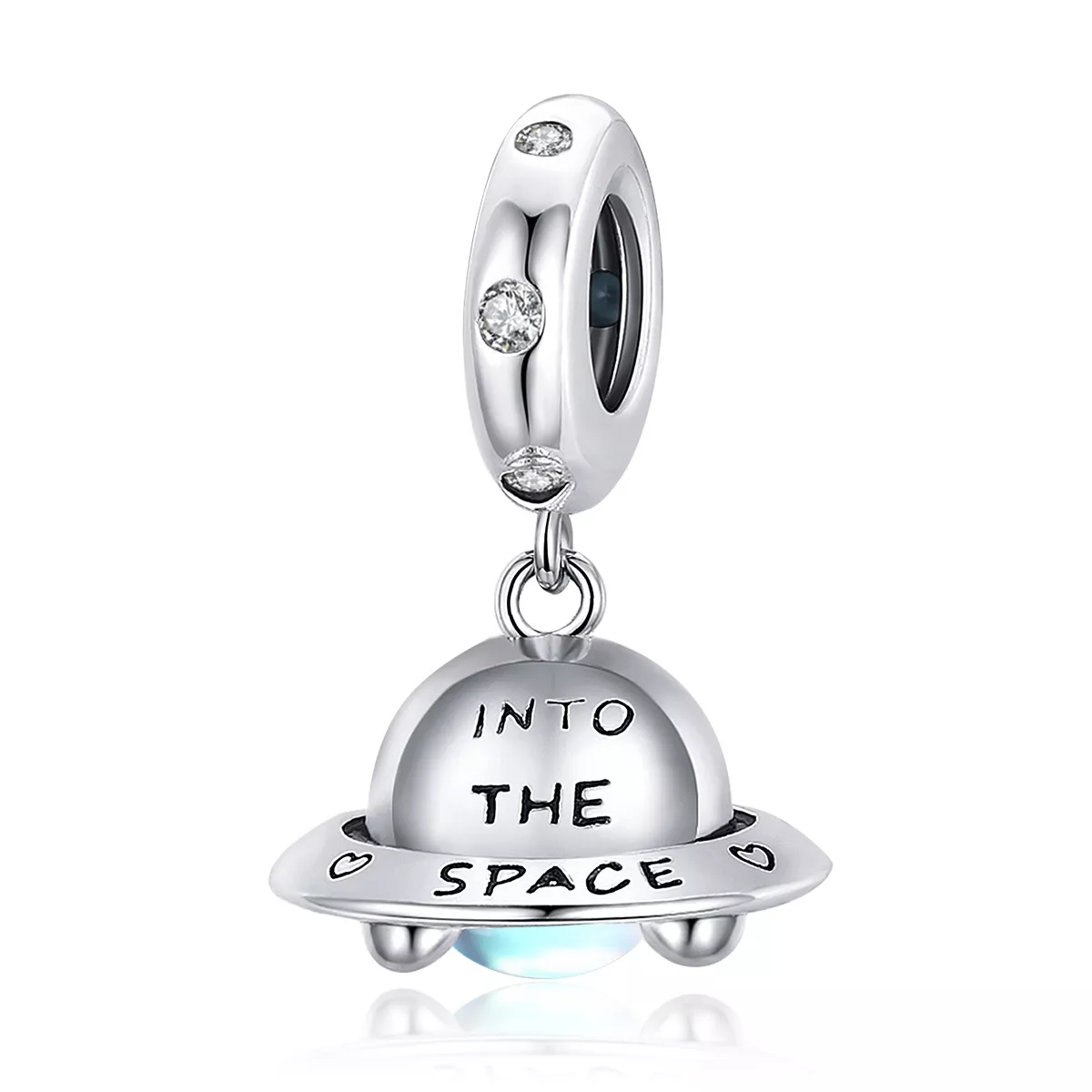 Charm Pendente Pequena Nave Espacial estilo Pandora - SCC1696