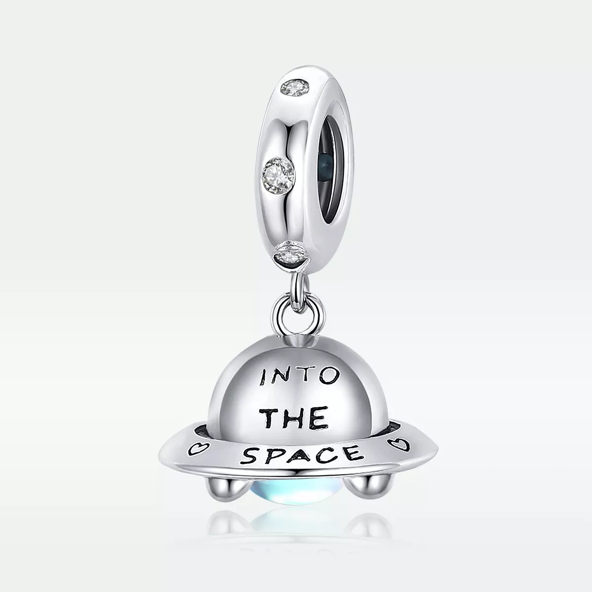 Charm Pendente Pequena Nave Espacial estilo Pandora - SCC1696