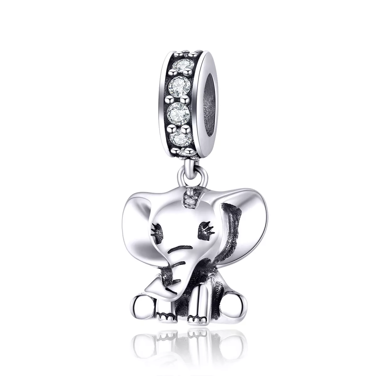 Charm Pendente Pequeno elefante estilo Pandora - SCC1338