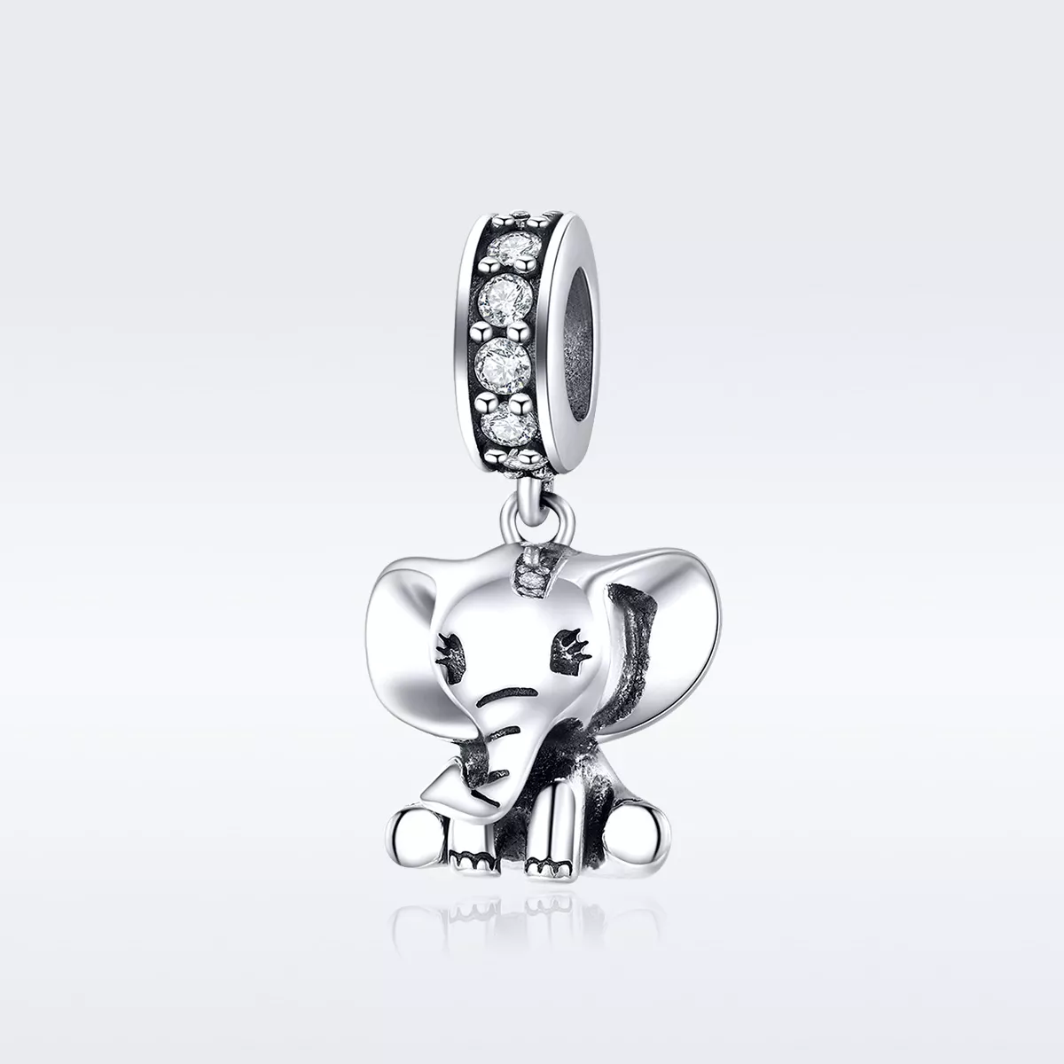 Charm Pendente Pequeno elefante estilo Pandora - SCC1338