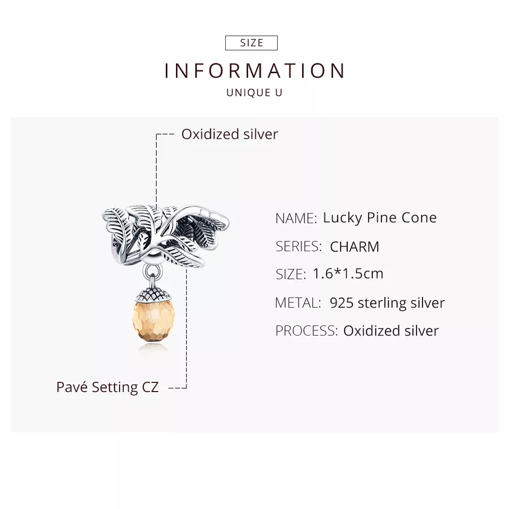 Charm Pendente Pinha life Pandora - BSC336