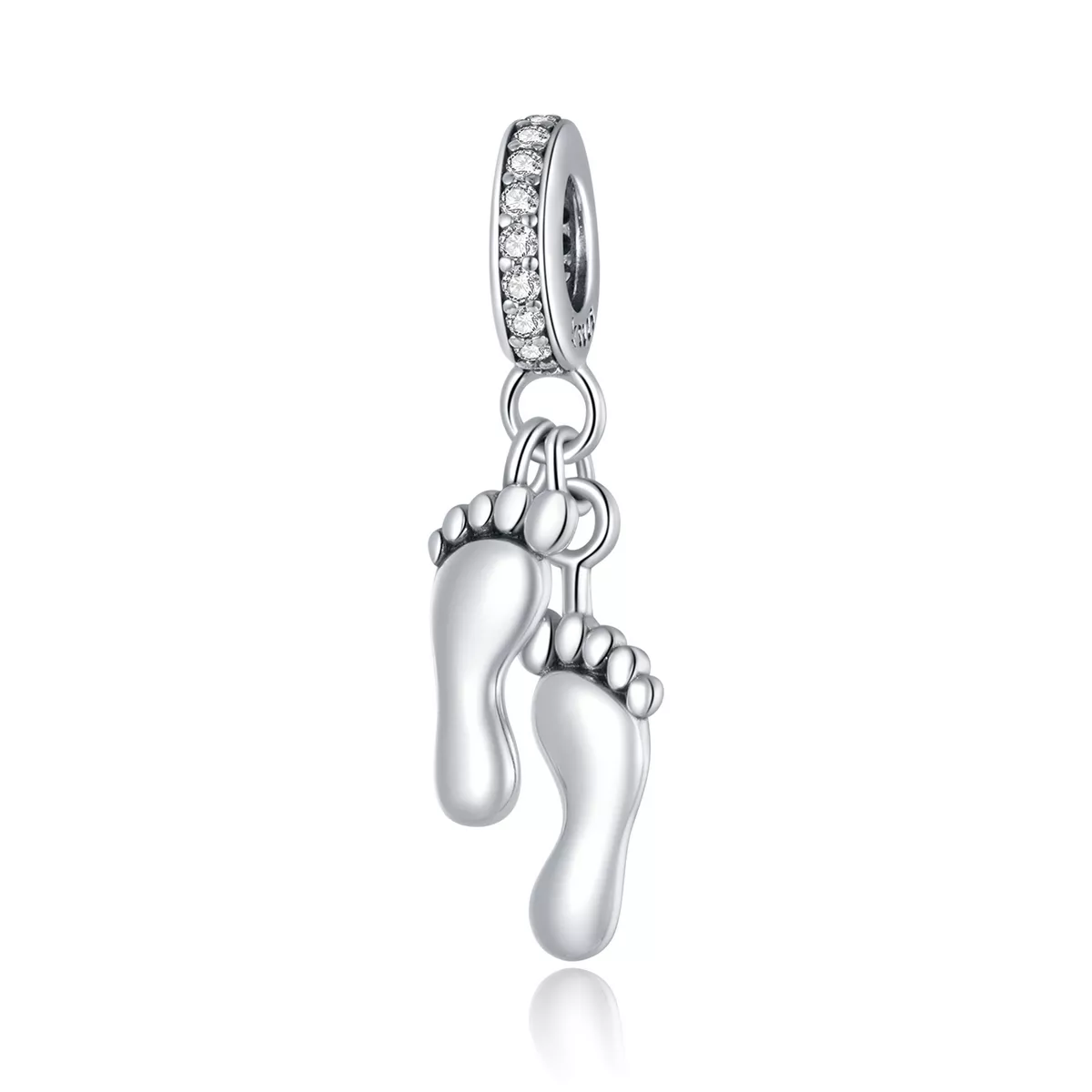 Charm Pendente Pés pequenos estilo Pandora - SCC1692
