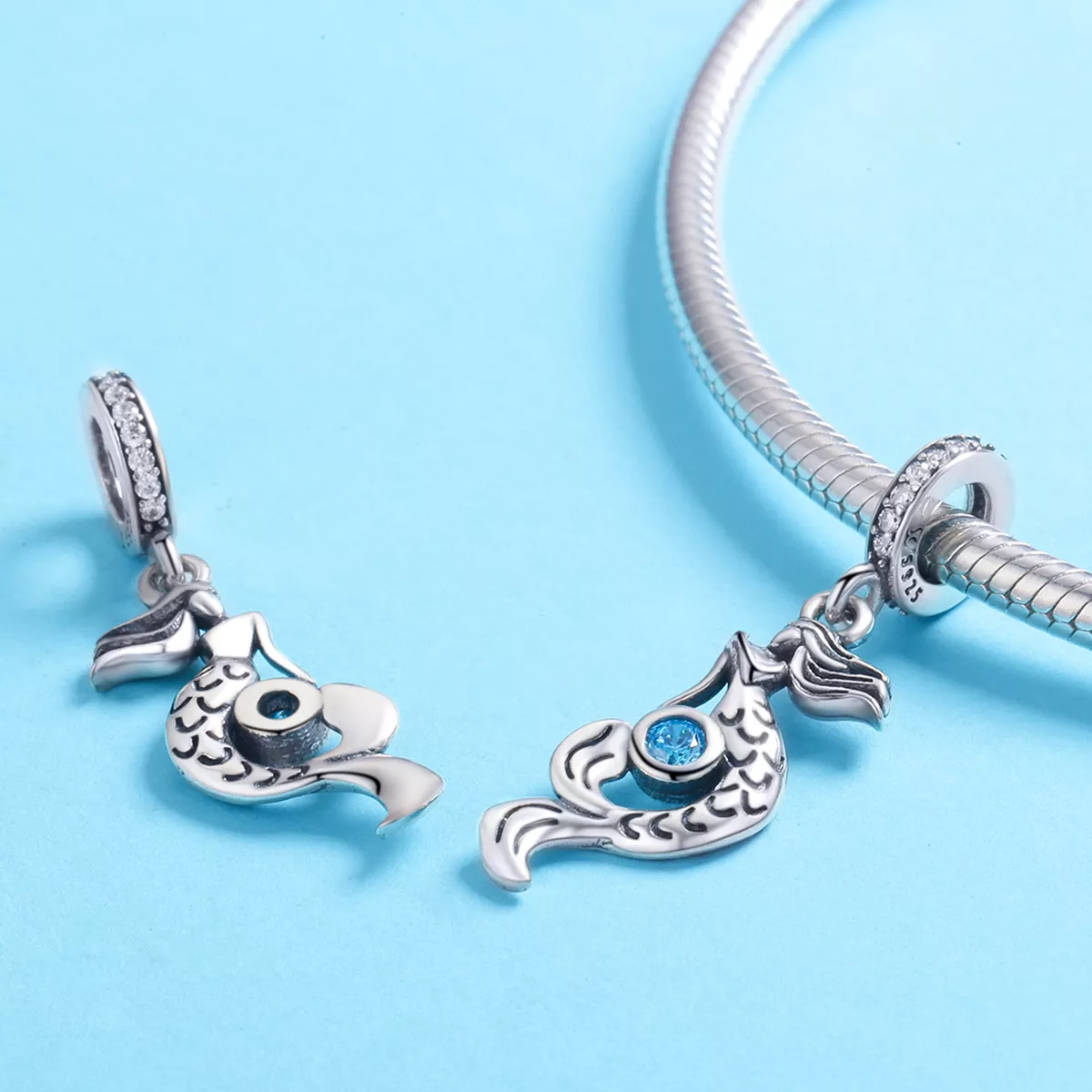 Charm Pendente Sereia miss estilo Pandora - SCC824