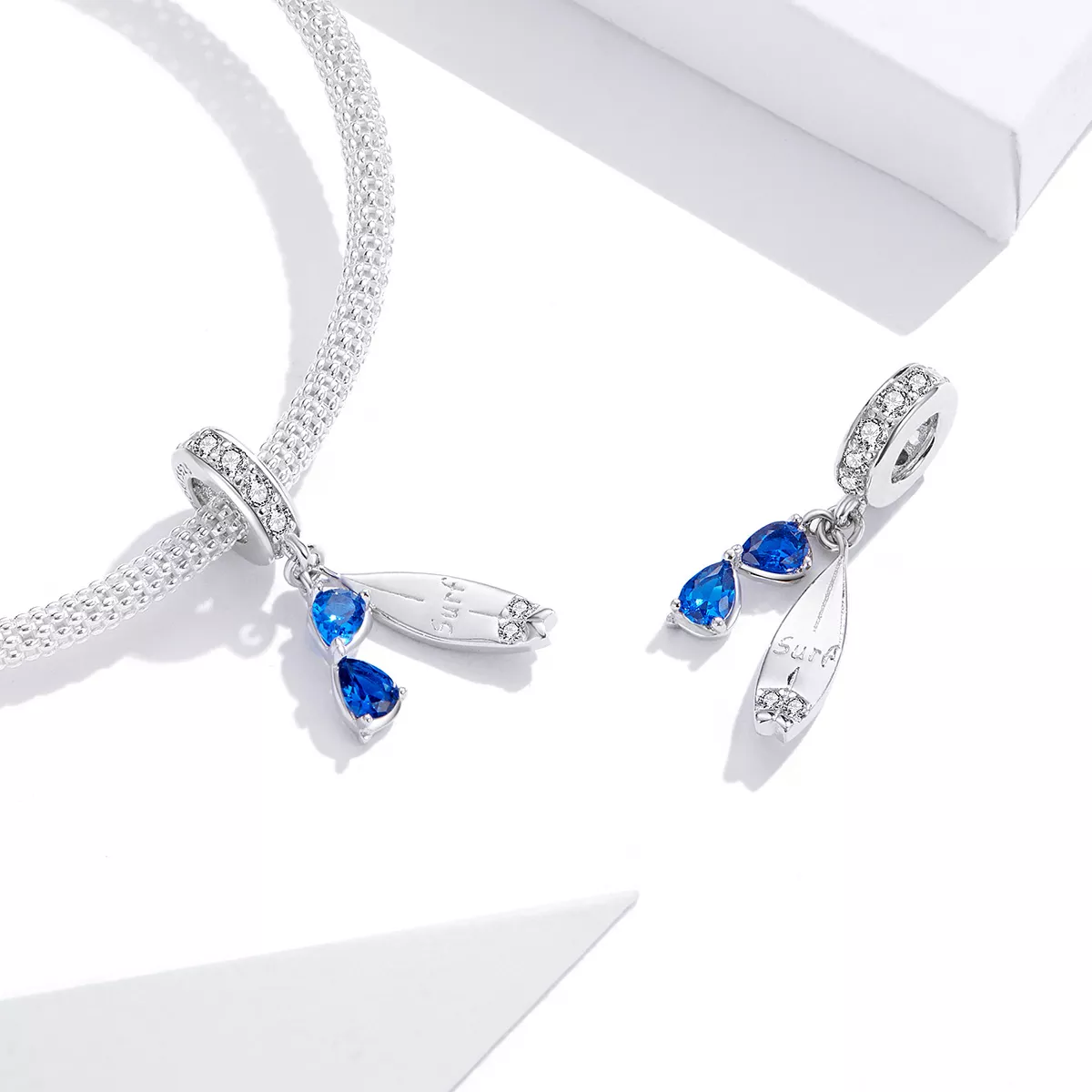 Charm Pendente Surf feliz estilo Pandora - BSC263