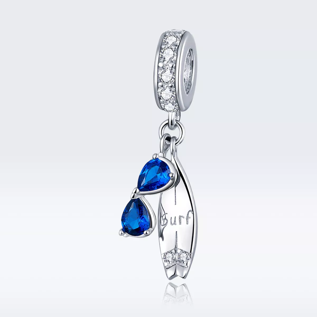 Charm Pendente Surf feliz estilo Pandora - BSC263