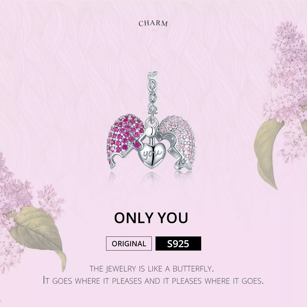 Charm Pendente Só você life Pandora - BSC282