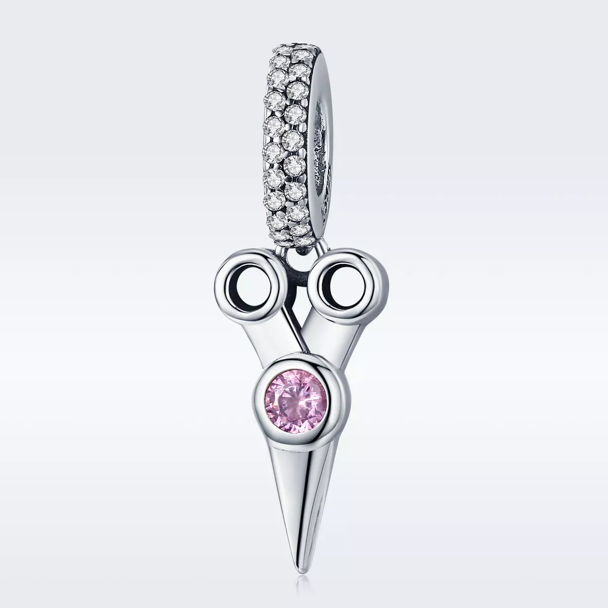 Charm Pendente Tesouras de cabeleireiro pequenas estilo Pandora - SCC656