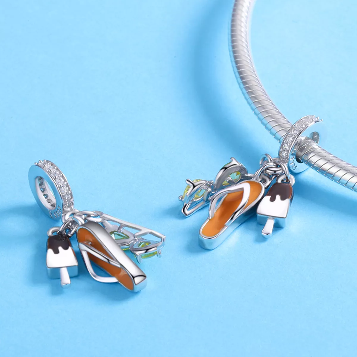 Charm Pendente Verão agradável estilo Pandora - SCC770