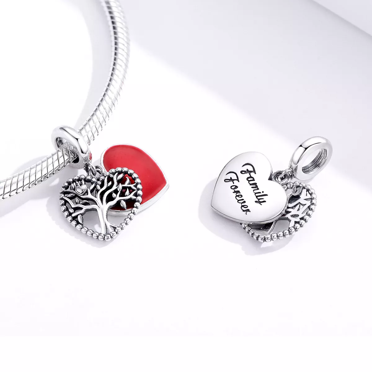 Charm Pendente Árvore do amor estilo Pandora - SCC1556