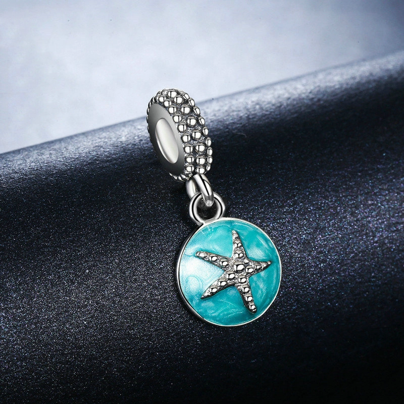 (imagem para) Charm Pendente Mar Azul estilo verão estilo Pandora - SCC136 - Visualizar 5