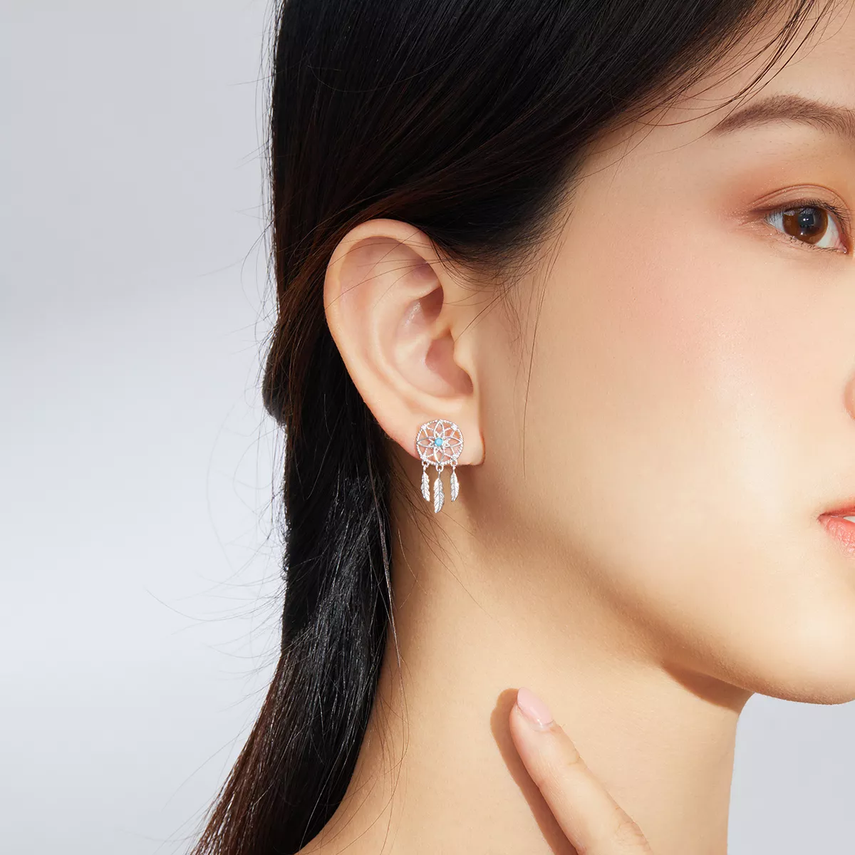 Brinco Apanhador de Sonhos estilo Pandora - BSE339