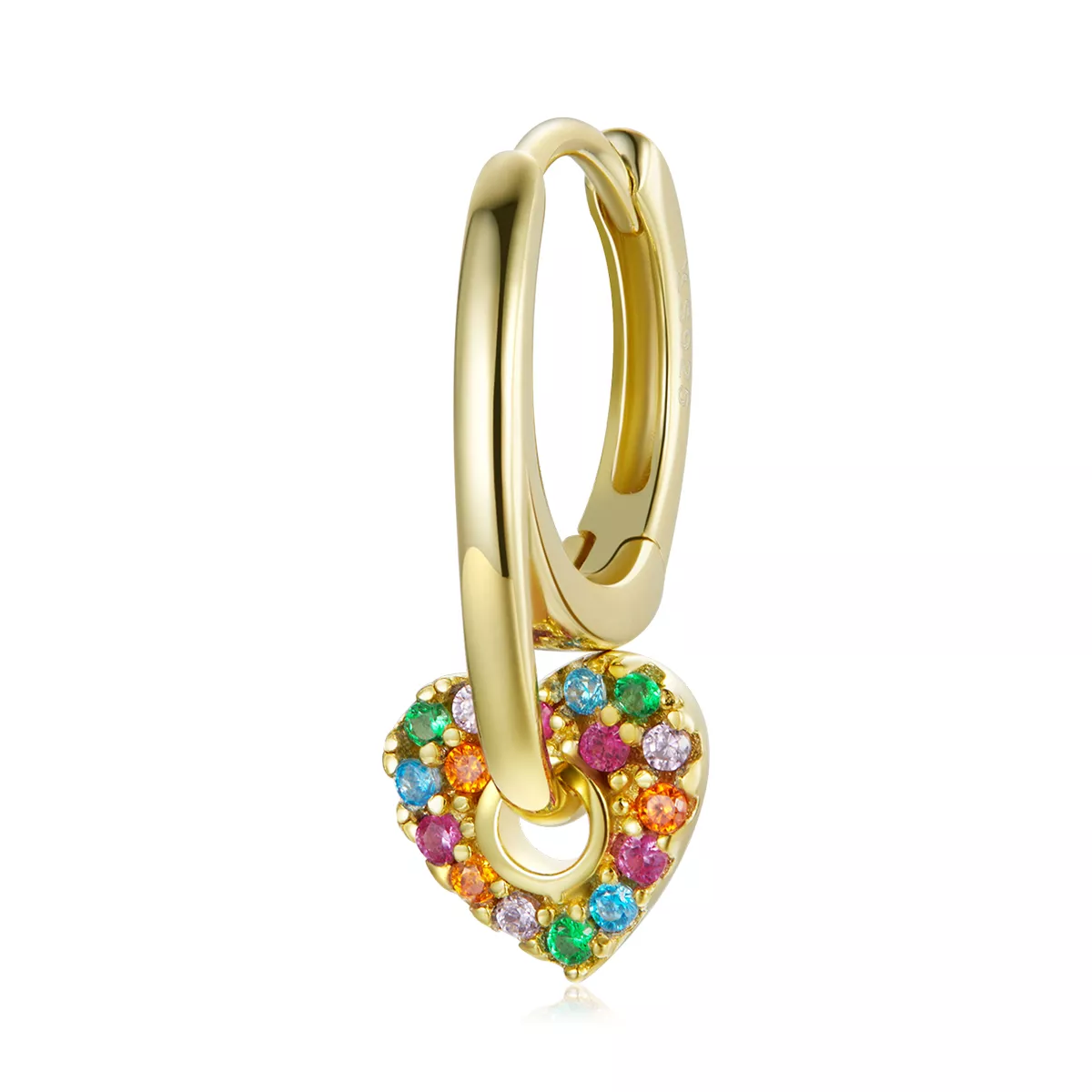 Brinco Argolas Amor misterioso da Espanha estilo Pandora - SCE1149