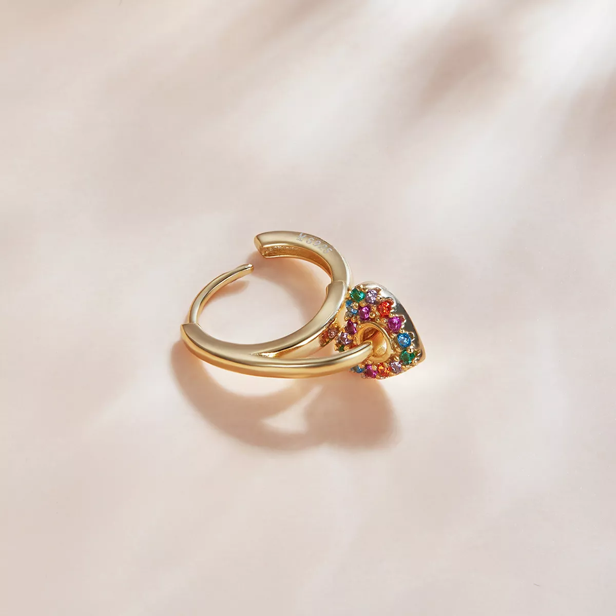 Brinco Argolas Amor misterioso da Espanha estilo Pandora - SCE1149