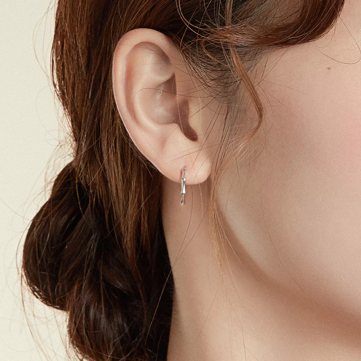 Brinco Argolas Bambu life Pandora - SCE988