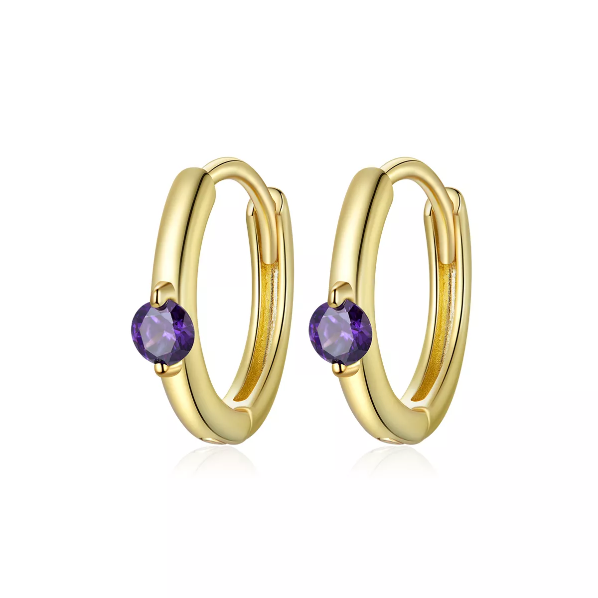 Brinco Argolas Bola estilo Pandora - SCE1050-VT