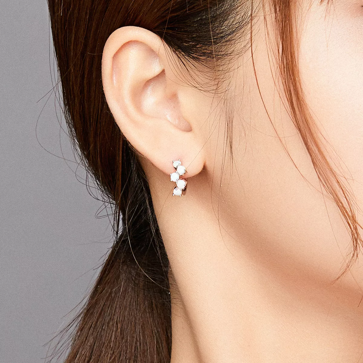 Brinco Argolas Bolhas de sonho estilo Pandora - SCE941