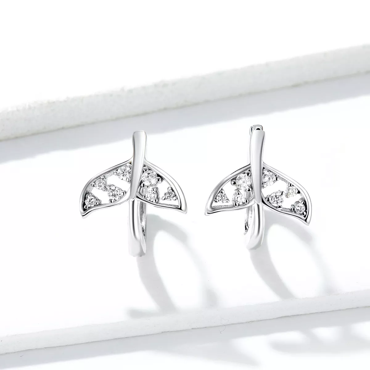 Brinco Argolas Cauda de sereia estilo Pandora - BSE259