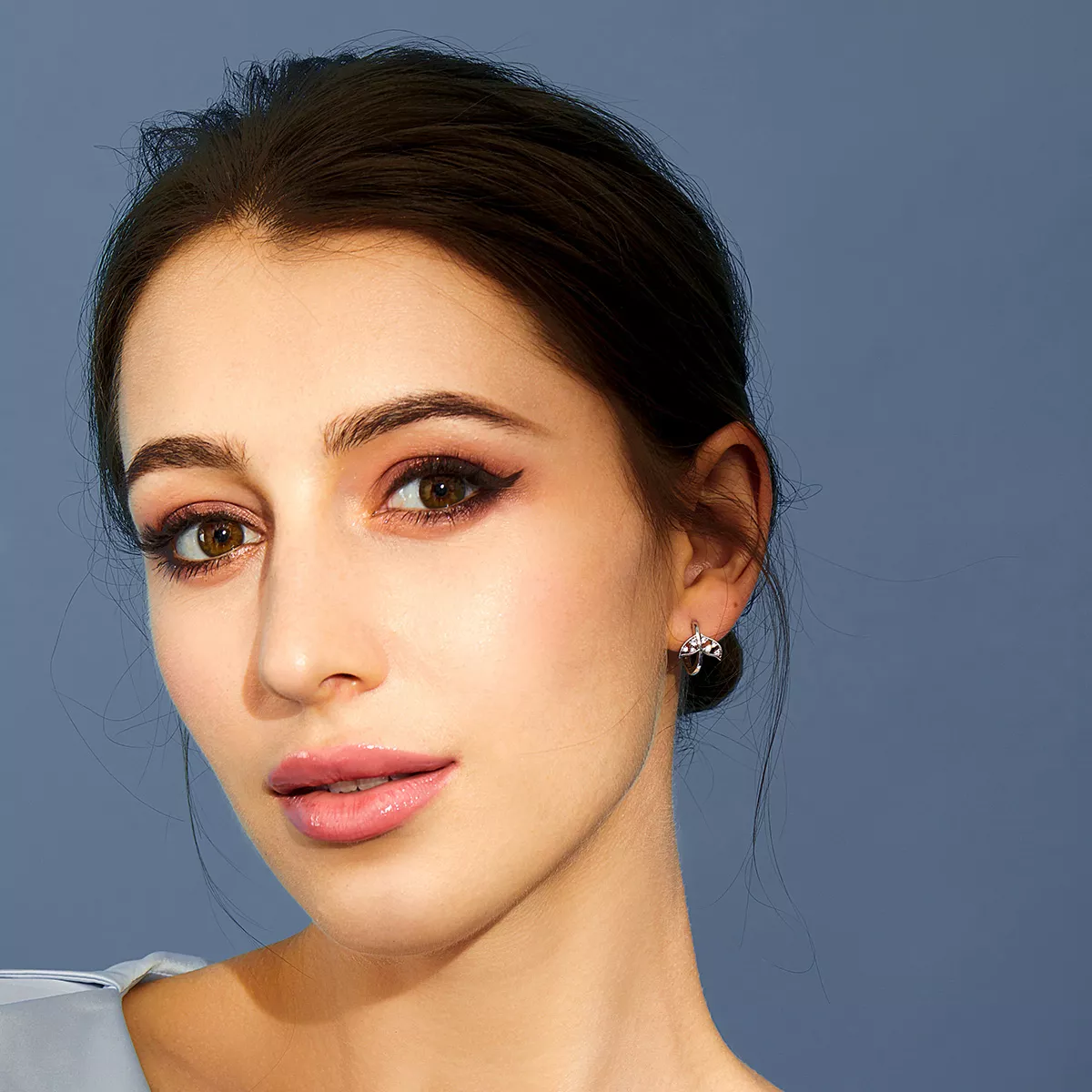 Brinco Argolas Cauda de sereia estilo Pandora - BSE259