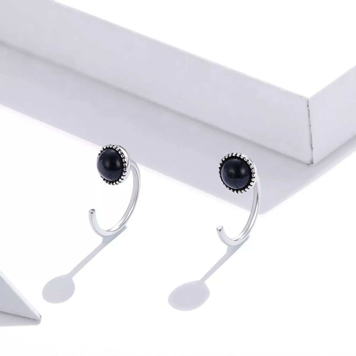 Brinco Argolas Deep Night Sky estilo Pandora - SCE950