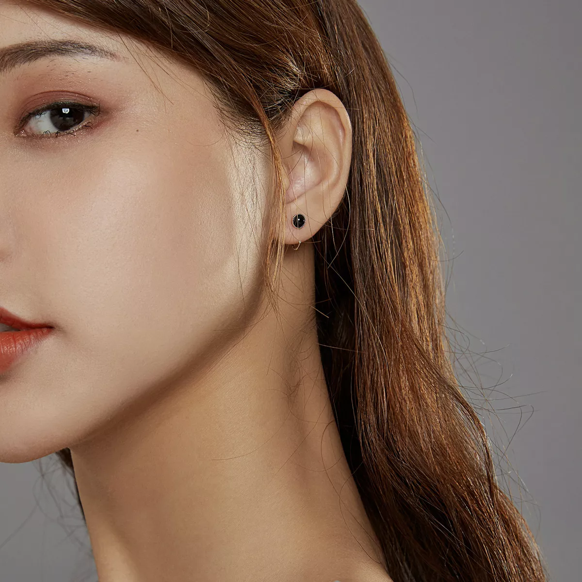 Brinco Argolas Deep Night Sky estilo Pandora - SCE950