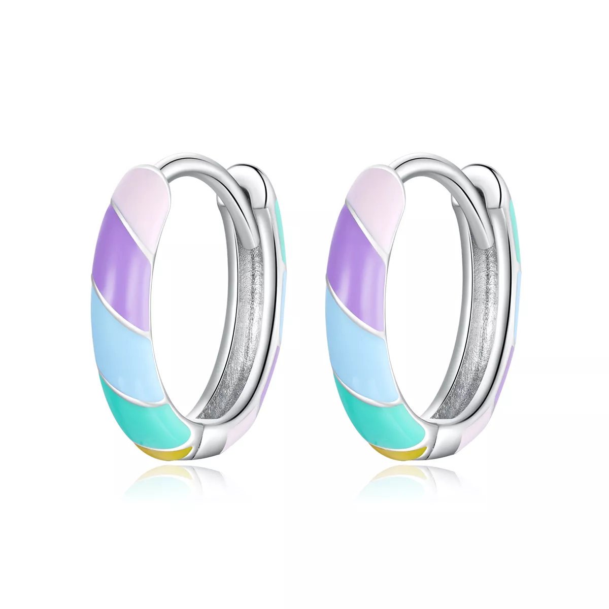 Brinco Argolas Deslumbrar estilo Pandora - SCE1085