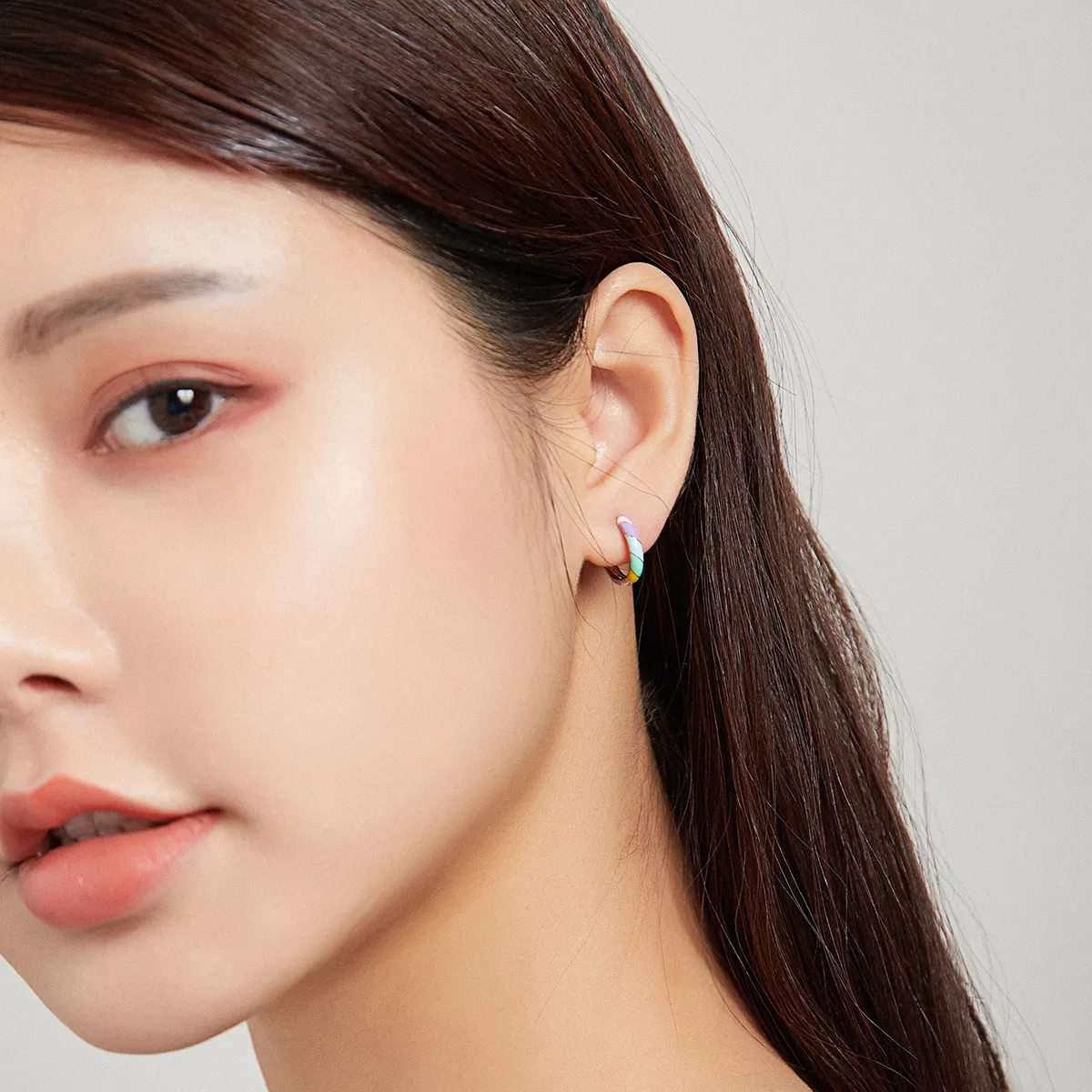 Brinco Argolas Deslumbrar estilo Pandora - SCE1085