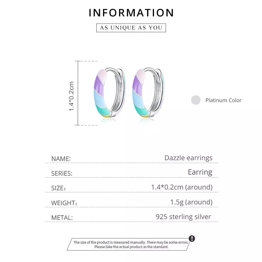 Brinco Argolas Deslumbrar estilo Pandora - SCE1085