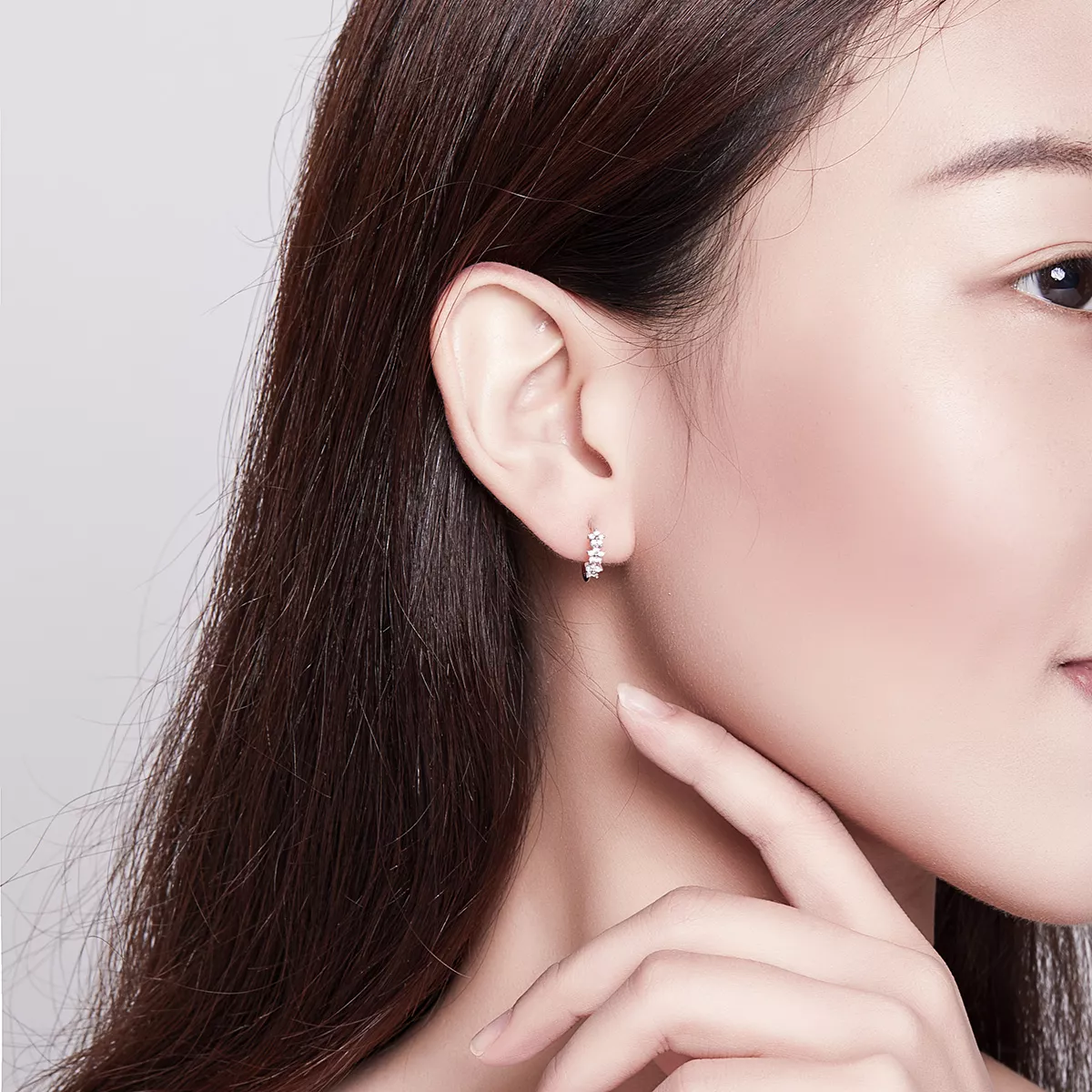 Brinco Argolas Flor life Pandora - SCE756