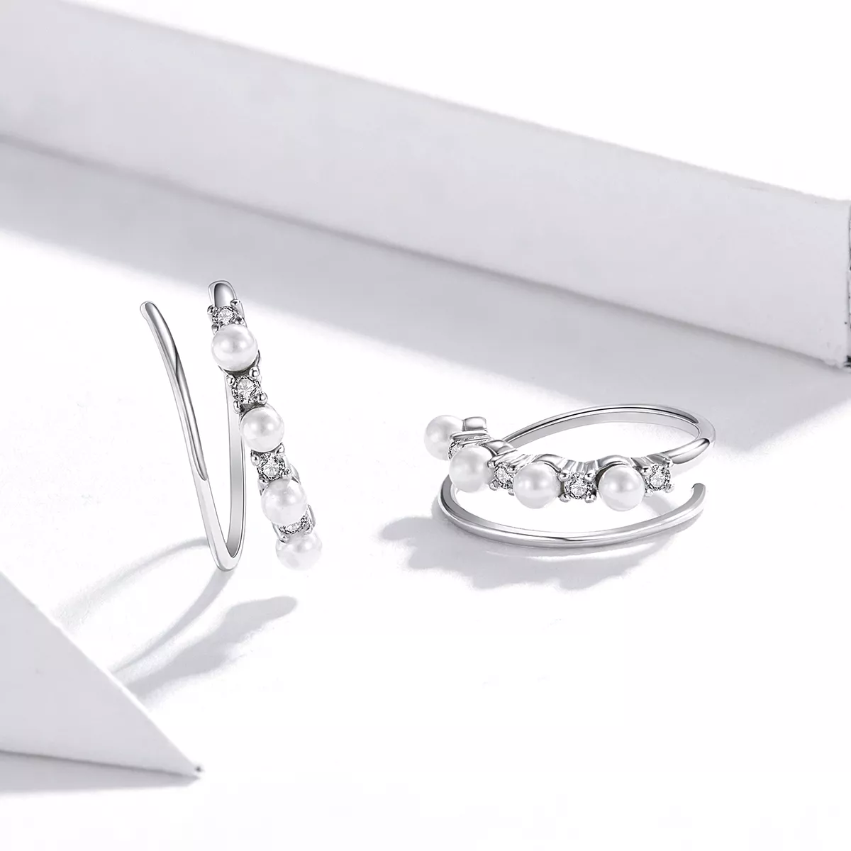 Brinco Argolas Geometria Simples estilo Pandora - SCE932