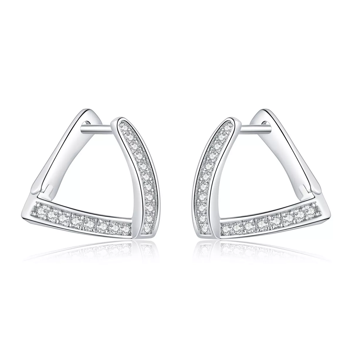 Brinco Argolas Geométrico estilo Pandora - SCE975