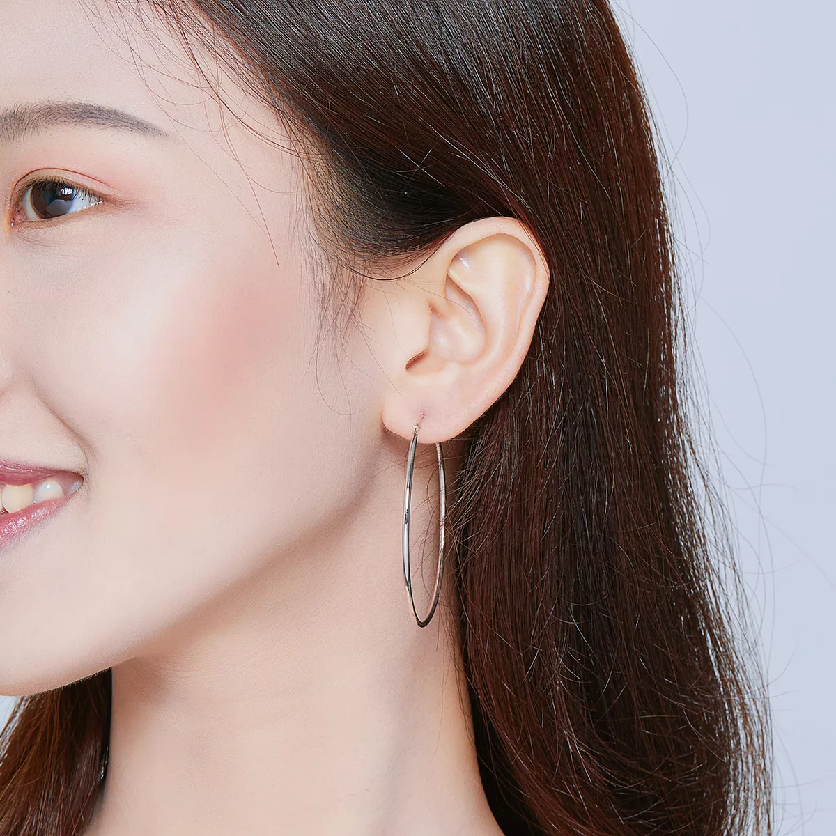 Brinco Argolas Linha Simples estilo Pandora - SCE711