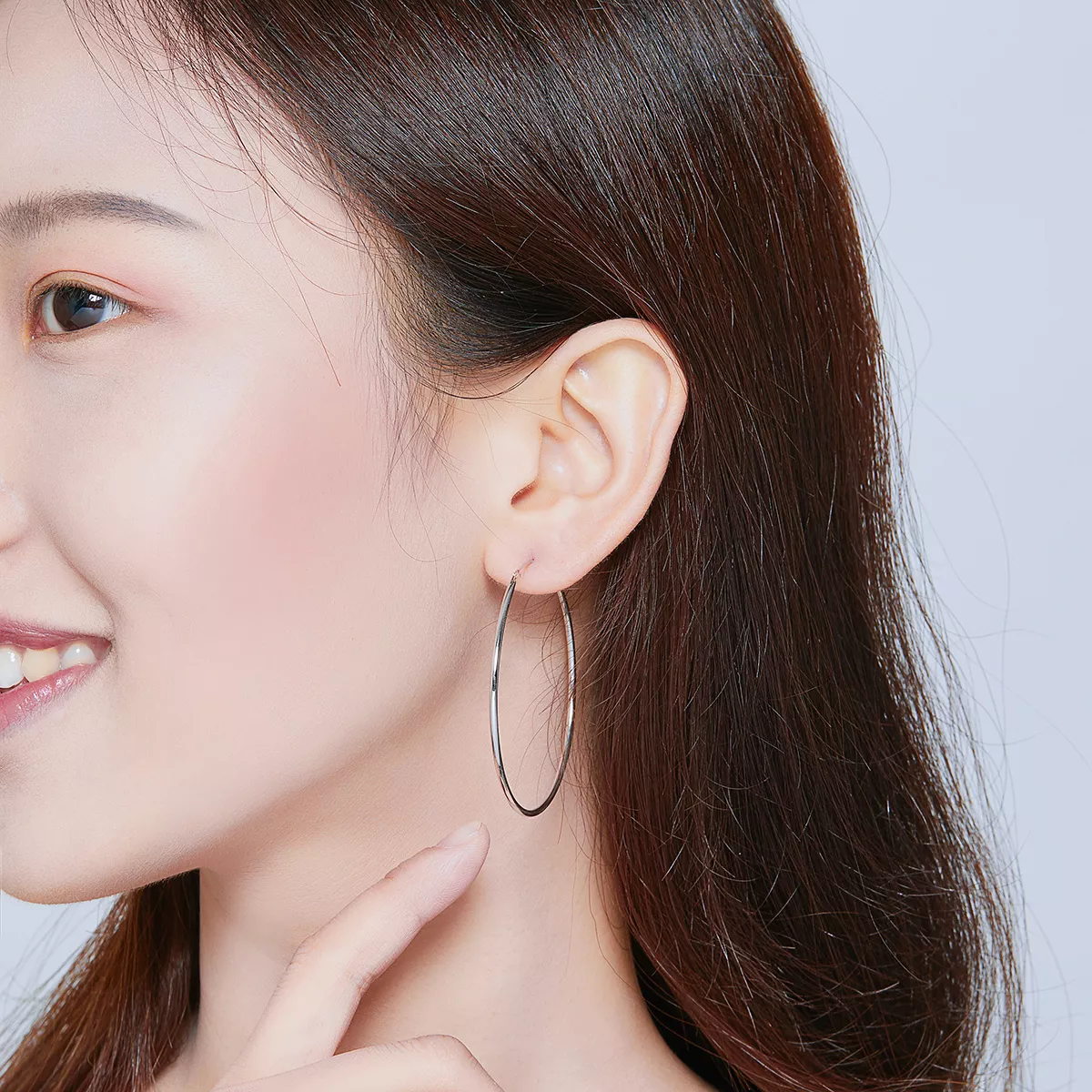 Brinco Argolas Linha Simples estilo Pandora - SCE711