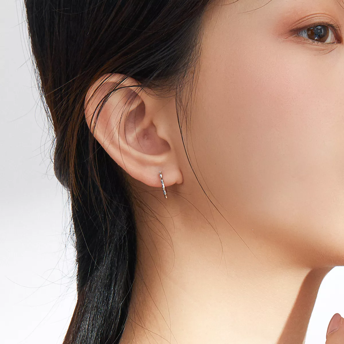 Brinco Argolas Linha Simples estilo Pandora - SCE843