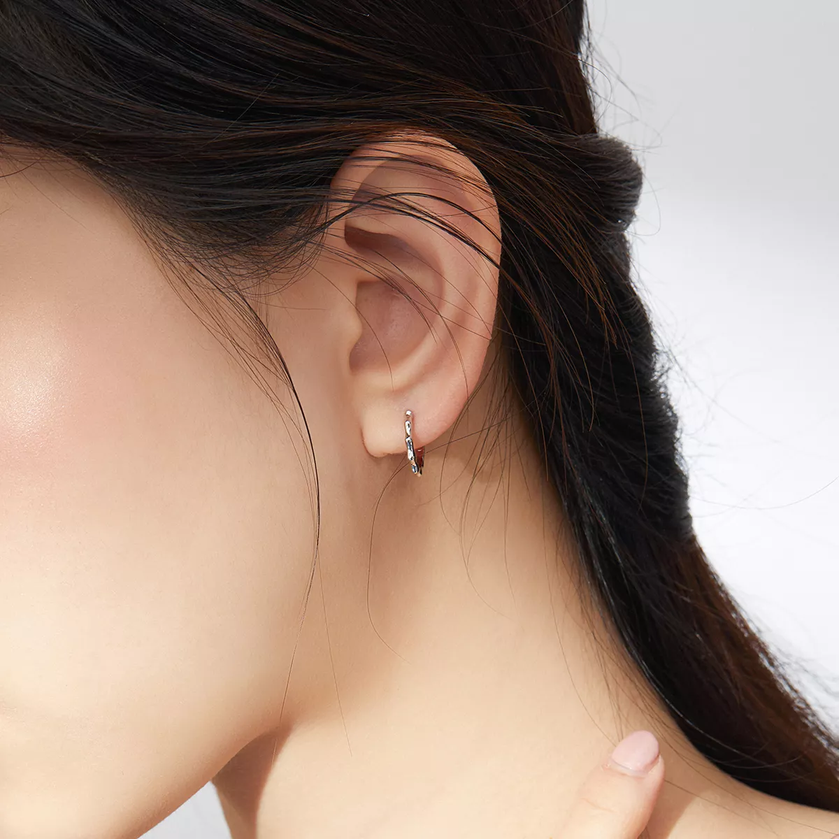 Brinco Argolas Linha Simples estilo Pandora - SCE843