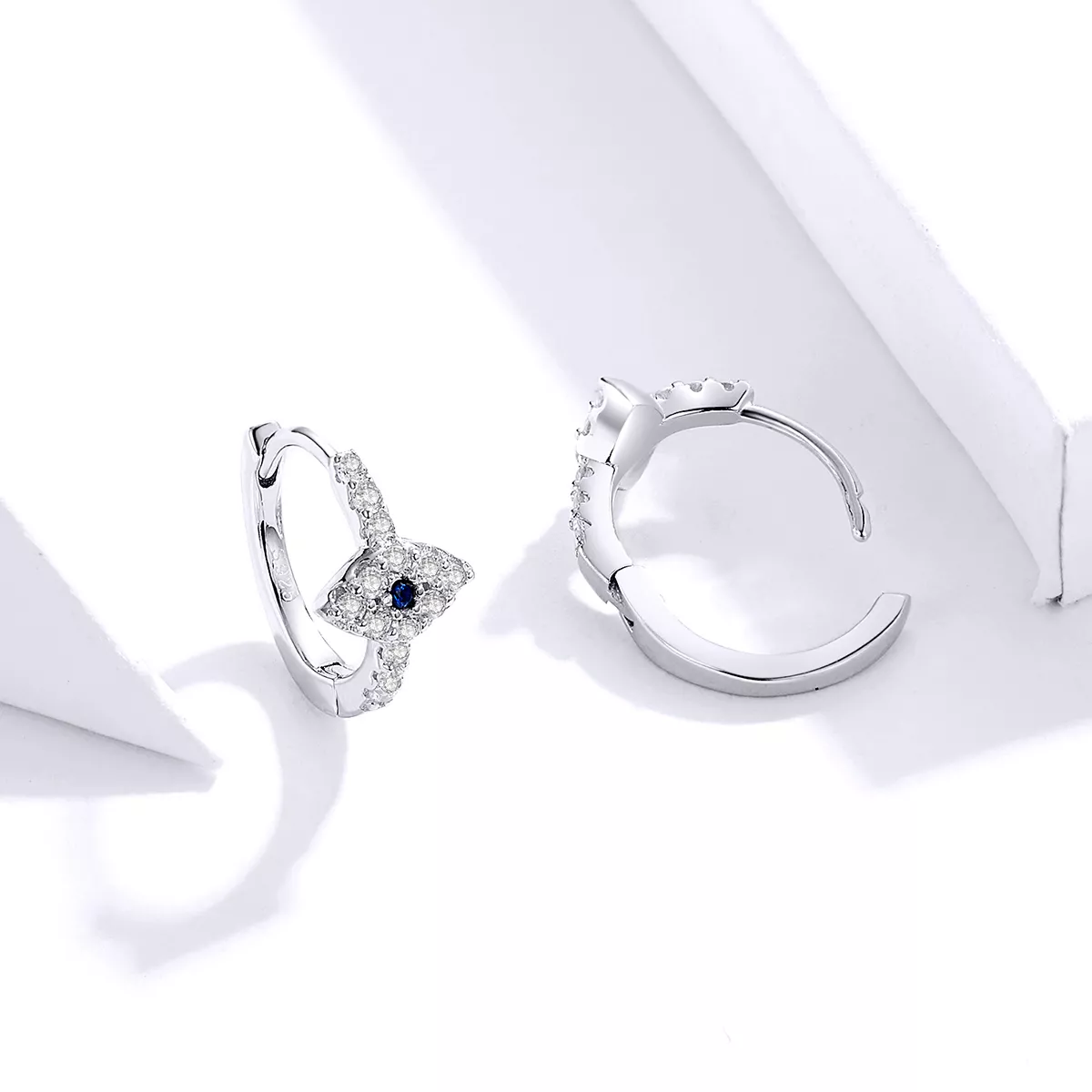 Brinco Argolas Olho do diabo estilo Pandora - SCE783-A