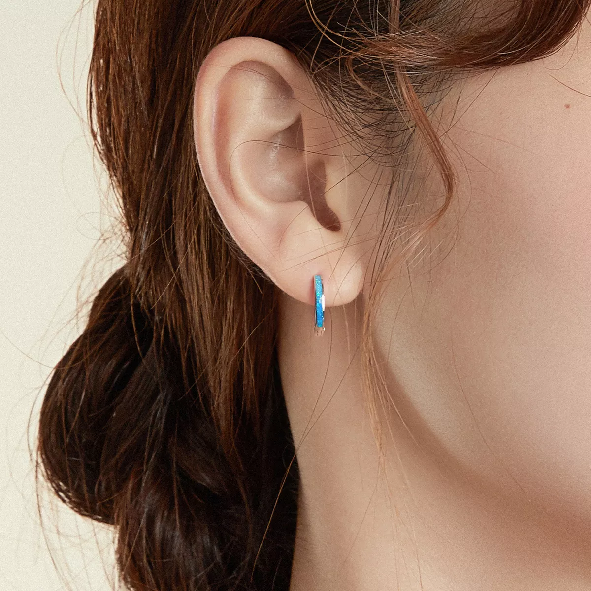 Brinco Argolas Opala life Pandora - SCE992