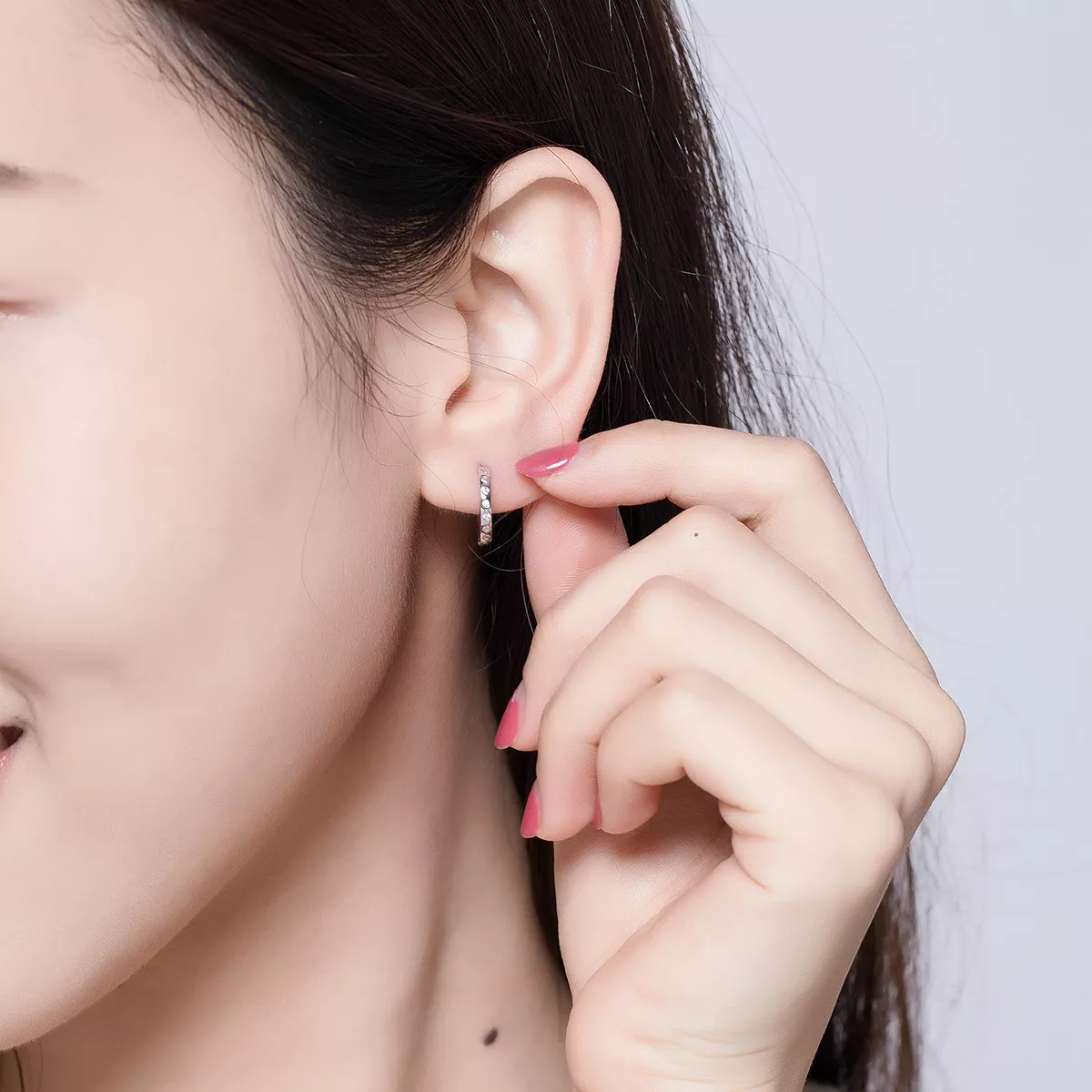 Brinco Argolas Simples estilo Pandora - BSE101