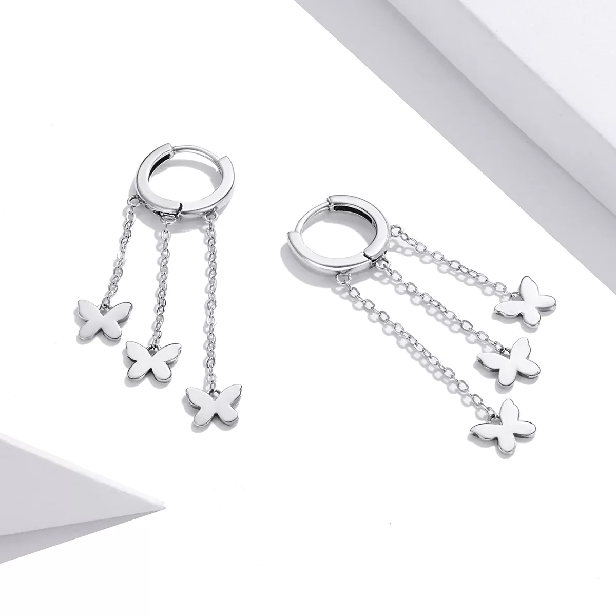 Brinco Borboleta Tassel estilo Pandora - SCE1173